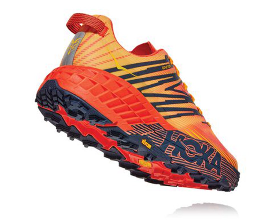 Chaussure Trail Hoka One One Speedgoat 4 Gore-Tex Homme - Rouge - QMZ-350714